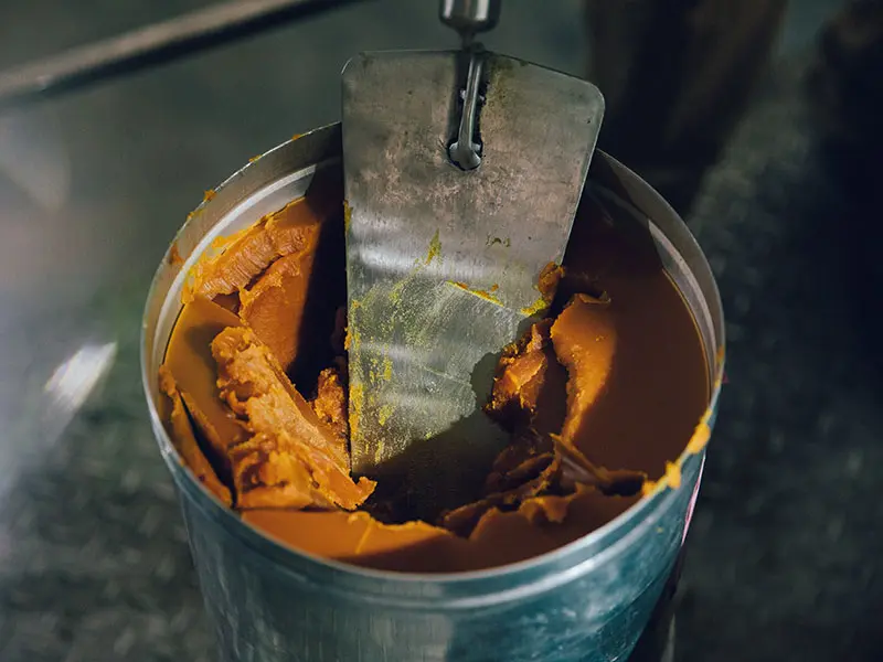 Floral concrete produced in Givaudan Spain factory