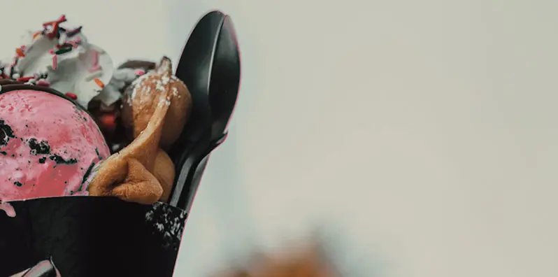 Woman holding an ice cream cone (3 of 4)