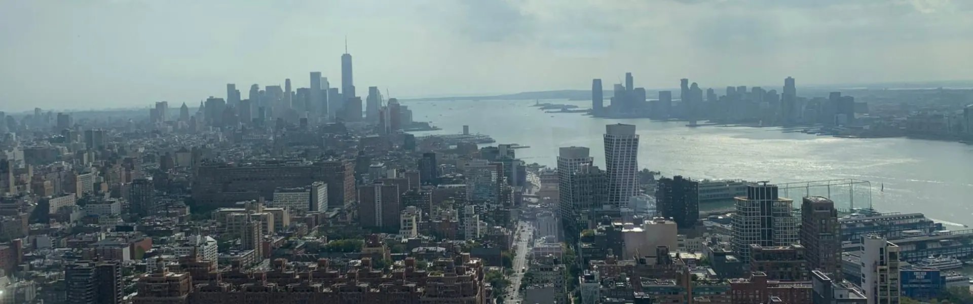 Aerial view of New York City